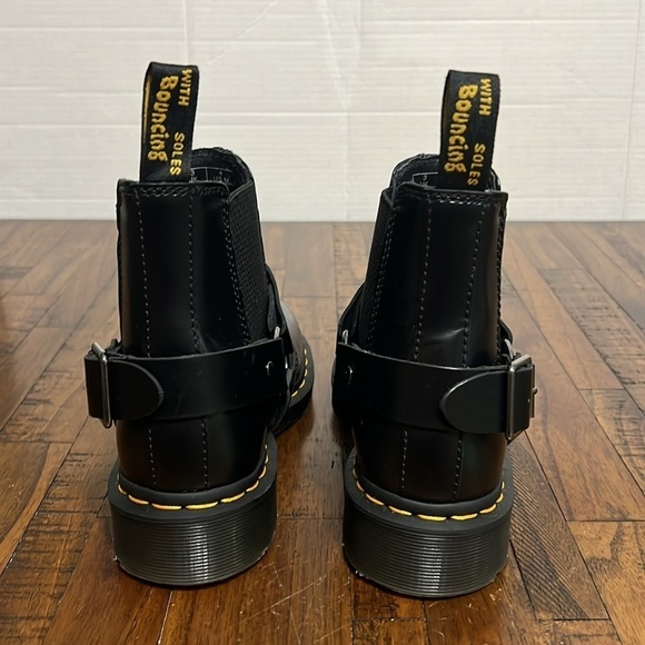 NWT Dr. Martens Wincox Leather Chelsea Boot Polished Black US 5 Ladies NWT - Picture 5 of 16